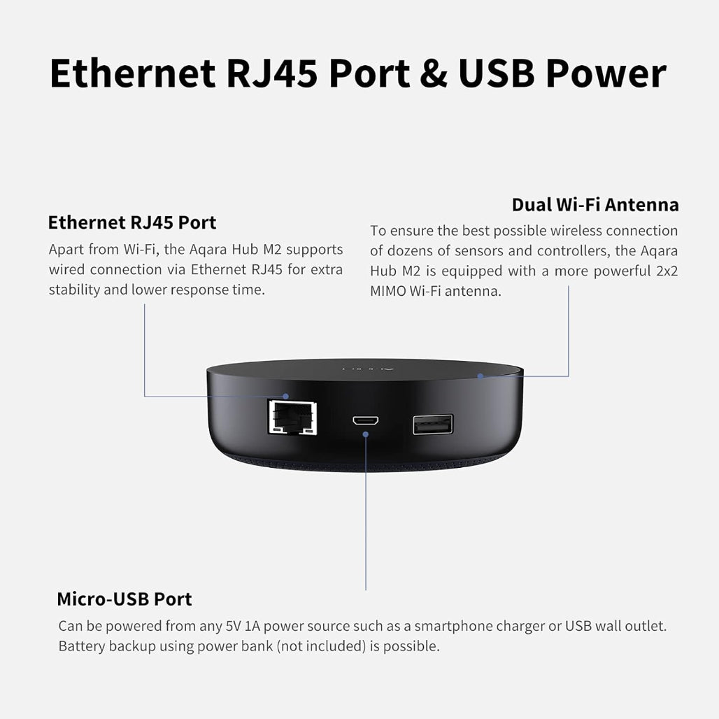 Buy this Aqara Hub M2 matter device to add any Matter Enabled Aqara devices to Apple HomeKit