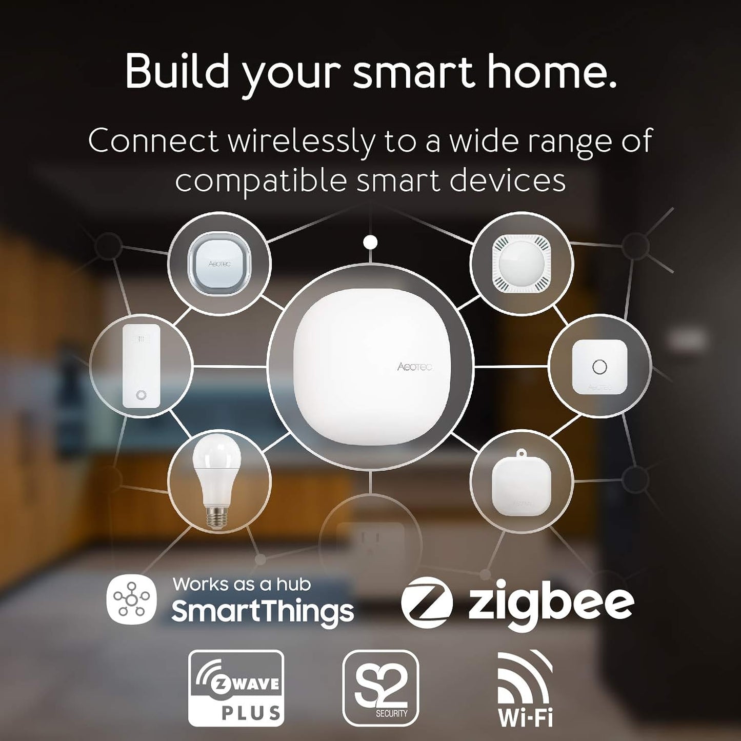 Buy this Aeotec SmartThings Hub matter devices to add any Matter Enabled Aeotec devices to Apple HomeKit