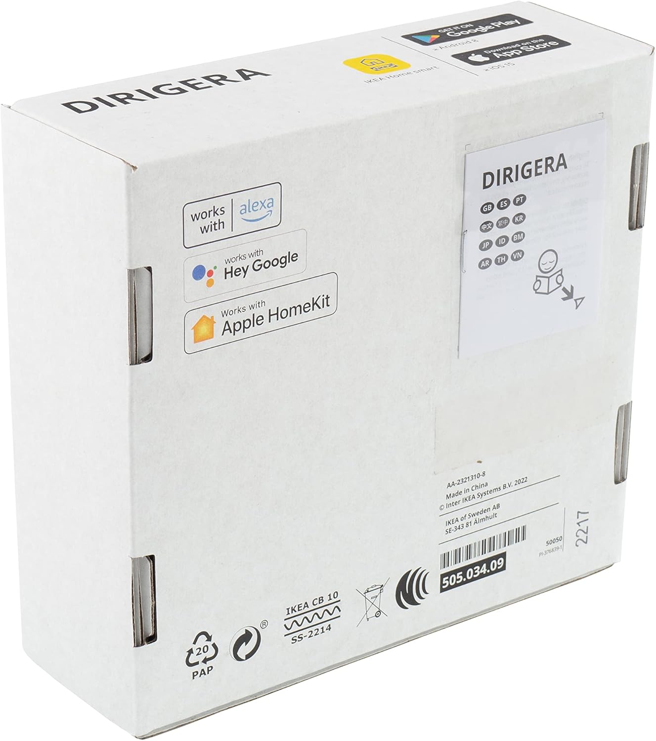 Buy this IKEA Dirigera MAtter Hub to add any Matter Enabled IKEA devices to Apple HomeKit