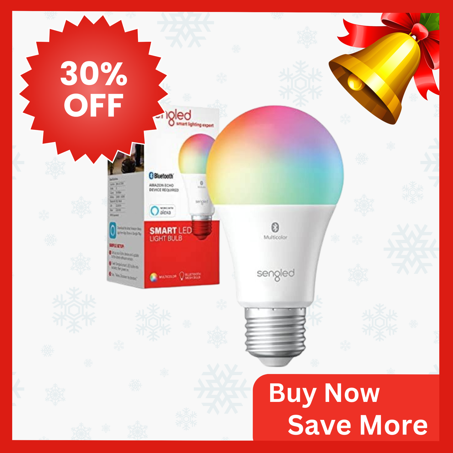 Sengled Smart WiFi LED A19 Bulb with Matter