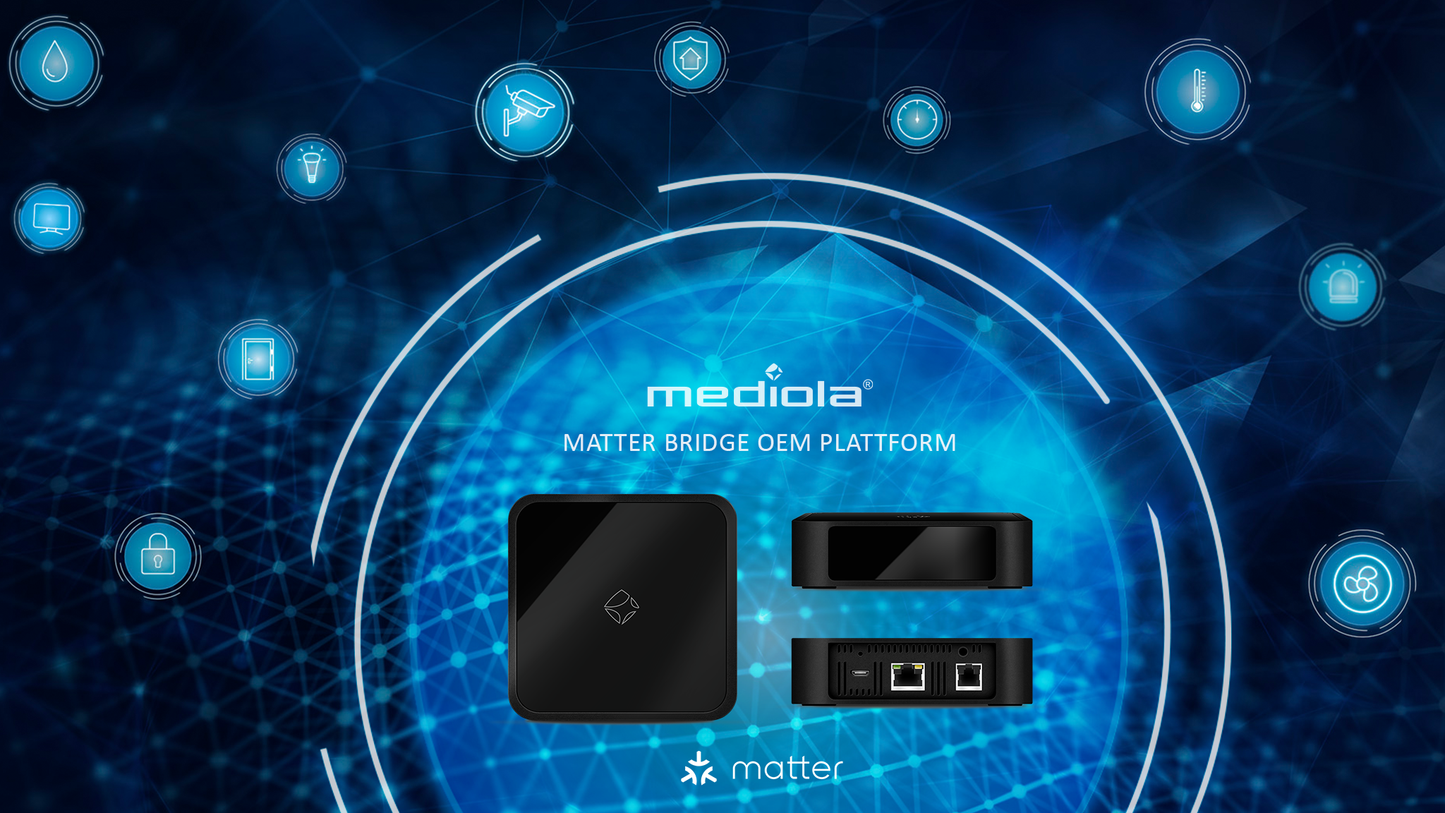 Buy this Mediola Matter Smart Home Hub to add any Matter Enabled Zigbee and Tuya devices to Apple HomeKit