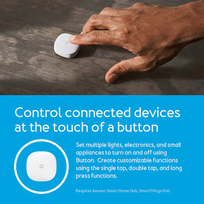 Aeotec SmartThings Button is a compact, stylish, and highly functional addition to your smart home setup