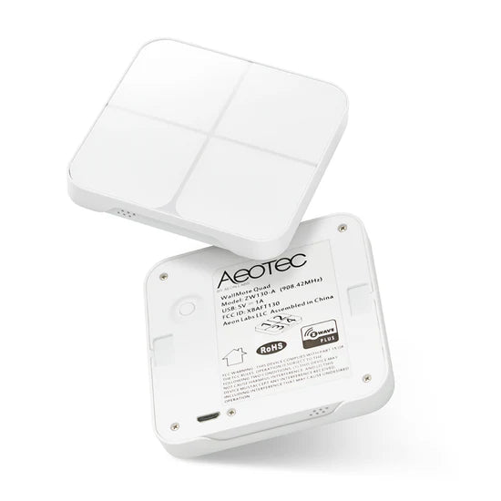 The Aeotec WallMote offers a blend of convenience and control, allowing for versatile home automation capabilities without the need for complex installation