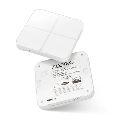 The Aeotec WallMote offers a blend of convenience and control, allowing for versatile home automation capabilities without the need for complex installation